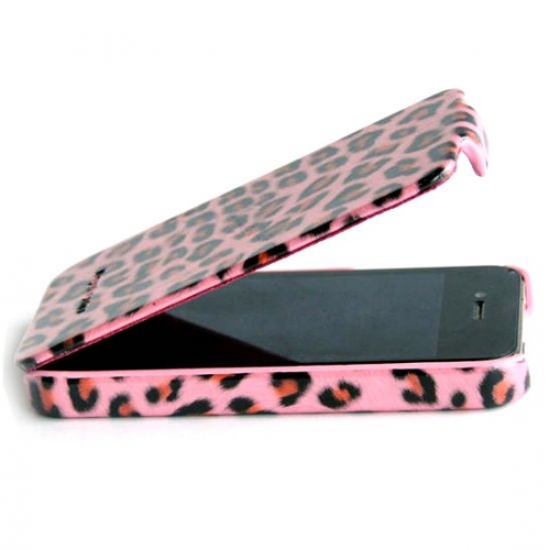 Купить Чехол HOCO Leopard pattern leather case для iPhone 4/4s, леопард (розовый) в интернет-магазине Ravta – самая низкая цена