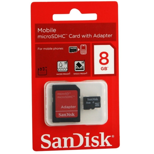 Купить Флеш карта microSDHC 8Gb Class4 Sandisk SDSDQM-008G-B35 without adapter в интернет-магазине Ravta – самая низкая цена