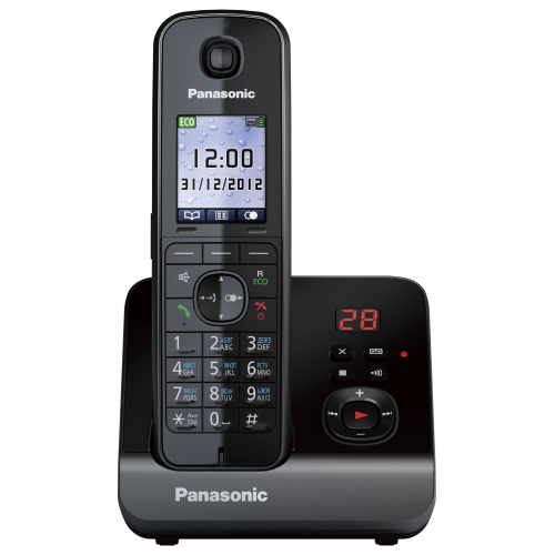 Купить Телефон DECT Panasonic KX-TG8161RUB (черный) в интернет-магазине Ravta – самая низкая цена