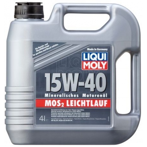 Купить Масло моторное Liqui Moly MoS2 Leichtlauf 15W-40 (4л) в интернет-магазине Ravta – самая низкая цена