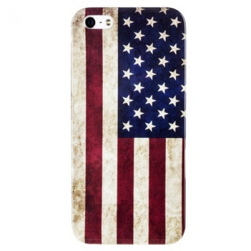 Купить Чехол-накладка для iPhone 5 Флаг США. Винтаж в интернет-магазине Ravta – самая низкая цена
