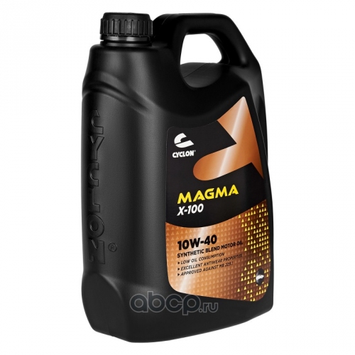 Купить Масло моторное Cyclon Magma X-100 10W-40 полусинтетическое 4л в интернет-магазине Ravta – самая низкая цена