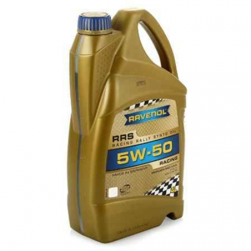 Купить Моторное масло RAVENOL RRS Racing Rally Synto SAE 5W-50 ( 4л) new в интернет-магазине Ravta – самая низкая цена
