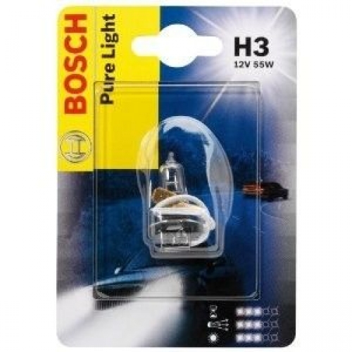 Купить (1987301006) Bosch Лампа h3 standard 12v блистер 1 шт. в интернет-магазине Ravta – самая низкая цена