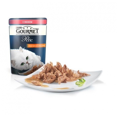 Купить Консервы GOURMET Pearl для кошек лосось  85г в интернет-магазине Ravta – самая низкая цена