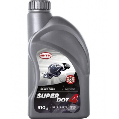 Купить Тормозная жидкость Sintec SUPER DOT-4 (0,910кг) в интернет-магазине Ravta – самая низкая цена