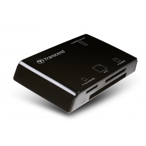 Купить Устройство чтения карт памяти Transcend All in 1 Multi Black USB 2.0 Support SDHC (TS-RDP8K) в интернет-магазине Ravta – самая низкая цена