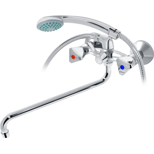 Купить Смеситель для ванны/раковины Лазер с шаровым переключателем S-образный излив 400 Варион (7018361) в интернет-магазине Ravta – самая низкая цена