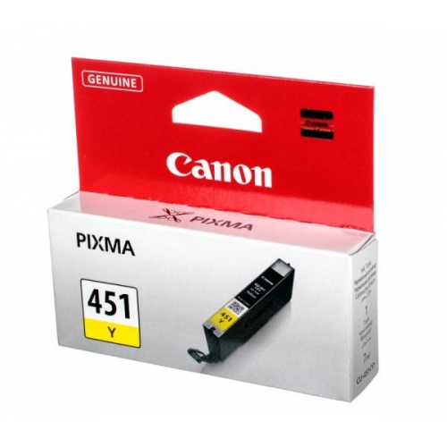 Купить Картридж струйный Canon CLI-451Y 6526B001 желтый для PIXMA iP7240/MG6340/MG5440 в интернет-магазине Ravta – самая низкая цена