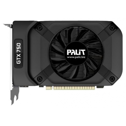 Купить Видеокарта Palit PCI-E nVidia GTX750 STORMX OC GeForce GTX 750 1024Mb 128bit DDR5 1085/5100 DVI/mHDM в интернет-магазине Ravta – самая низкая цена