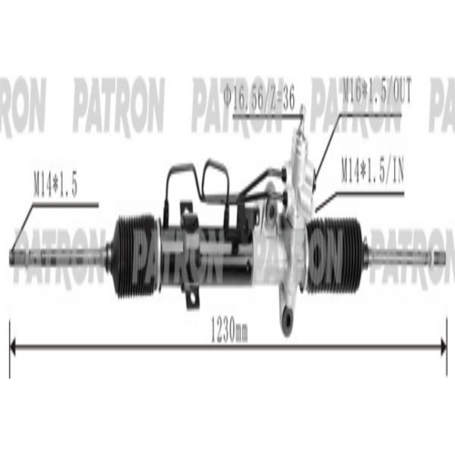 Купить psg3038 PATRON Рулевой механизм в интернет-магазине Ravta – самая низкая цена