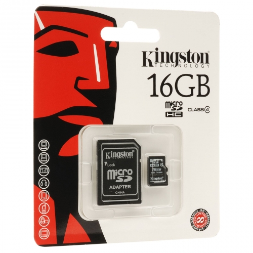 Купить Карта памяти Kingston SDC4/16GB (microSD) в интернет-магазине Ravta – самая низкая цена