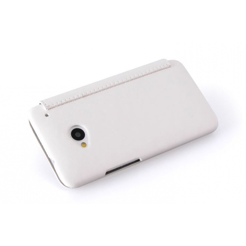 Купить Кожаный чехол HOCO Crystal folder protective case для HTC ONE (белый) в интернет-магазине Ravta – самая низкая цена