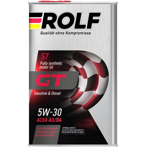 Купить Масло моторное ROLF GT 5W-30 ACEA A3/B4 (1л) металл в интернет-магазине Ravta – самая низкая цена