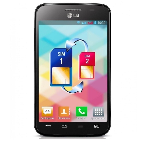 Купить Смартфон LG Optimus L4 II Dual E445 (черный) в интернет-магазине Ravta – самая низкая цена