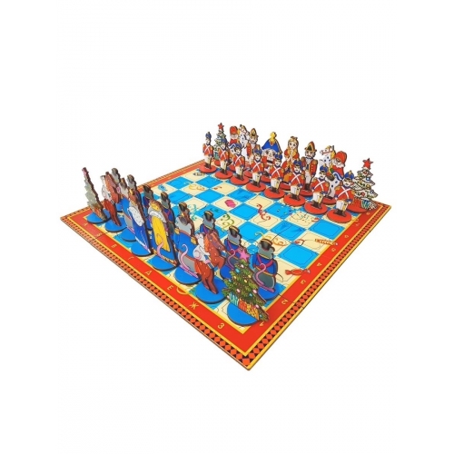Купить Нескучные шахматы 2в1 "Щелкунчик против Мышиного короля" (дерево) арт.8518 в интернет-магазине Ravta – самая низкая цена