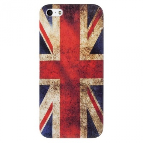 Купить Чехол-накладка для iPhone 5 Флаг Великобритании. Винтаж в интернет-магазине Ravta – самая низкая цена