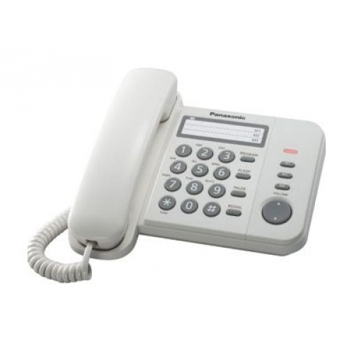 Купить Телефон проводной Panasonic KX-TS2352RUW в интернет-магазине Ravta – самая низкая цена