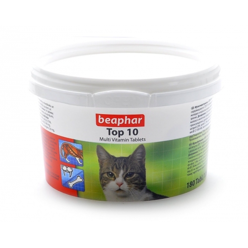 Купить Beaphar Витамины для кошек Top 10 for cat, 180шт. в интернет-магазине Ravta – самая низкая цена