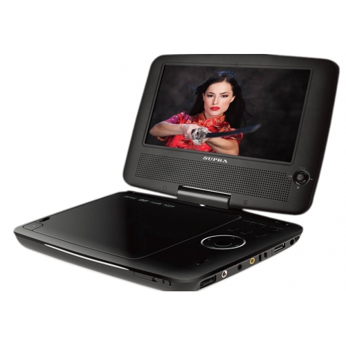 Купить Портативный DVD-плеер Supra SDTV-722UT (черный) в интернет-магазине Ravta – самая низкая цена