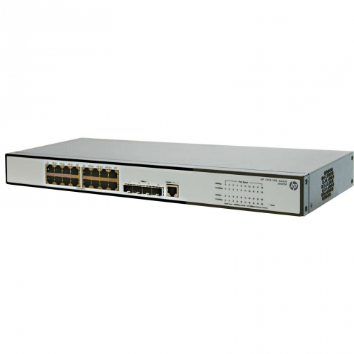 Купить Коммутатор HP (JE005A) V1910-16G, 16-ports 10/100/1000Base-T, 4-ports SFP, Web-managed, Layer 2 в интернет-магазине Ravta – самая низкая цена