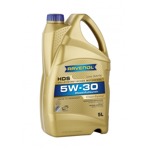 Купить Моторное масло RAVENOL HDS Hydrocrack Diesel Specif SAE 5W-30 (5л) в интернет-магазине Ravta – самая низкая цена