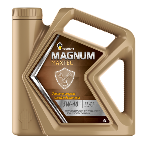 Купить Масло моторное ROSNEFT Magnum Maxtec 5W-40 (4л) в интернет-магазине Ravta – самая низкая цена
