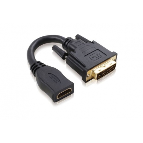 Купить Переходник Greenconnect GC-HDF2DVI (HDMI - DVI Greenconnect  19F / 25M, гибкий) в интернет-магазине Ravta – самая низкая цена
