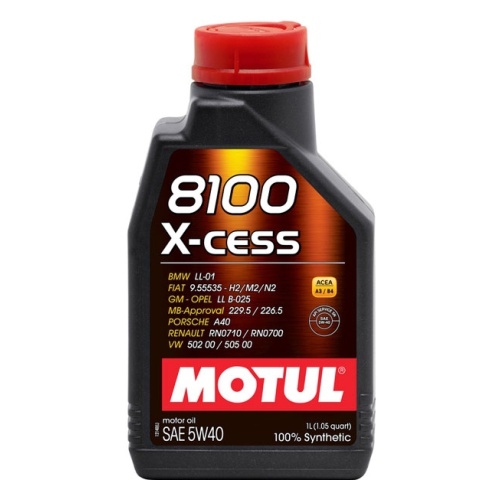 Купить 102784 MOTUL Моторное масло 8100 X-cess 5w-40 (1 л) в интернет-магазине Ravta – самая низкая цена