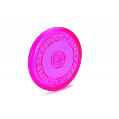 Купить Игрушка для собак "Фрисби" розовый, TPR 23см в интернет-магазине Ravta – самая низкая цена