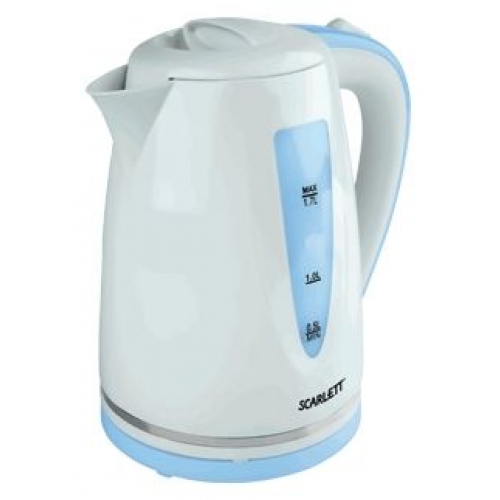 Купить Чайник Scarlett SC-EK18P06R (белый/голубой) в интернет-магазине Ravta – самая низкая цена