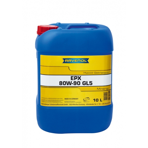 Купить Трансмиссионное масло RAVENOL Getriebeoel EPX SAE 80W-90 GL-5 (10л) в интернет-магазине Ravta – самая низкая цена