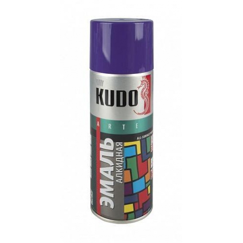 Купить KU-1015 Kudo Эмаль универсальная фиолетовая алкидная (аэр) (520 мл) в интернет-магазине Ravta – самая низкая цена