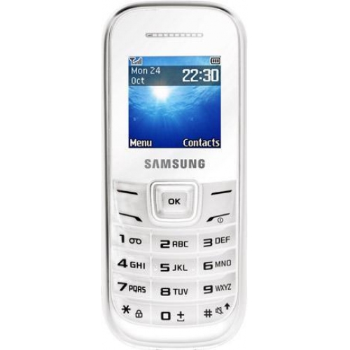 Купить Мобильный телефон Samsung GT-E1200 (белый) в интернет-магазине Ravta – самая низкая цена