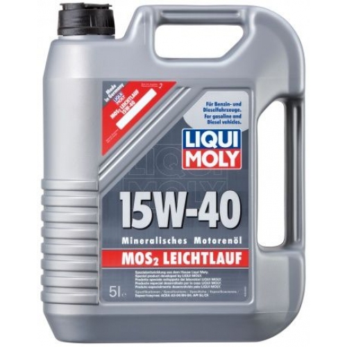 Купить Масло моторное Liqui Moly MoS2 Leichtlauf 15W-40 (5л) в интернет-магазине Ravta – самая низкая цена