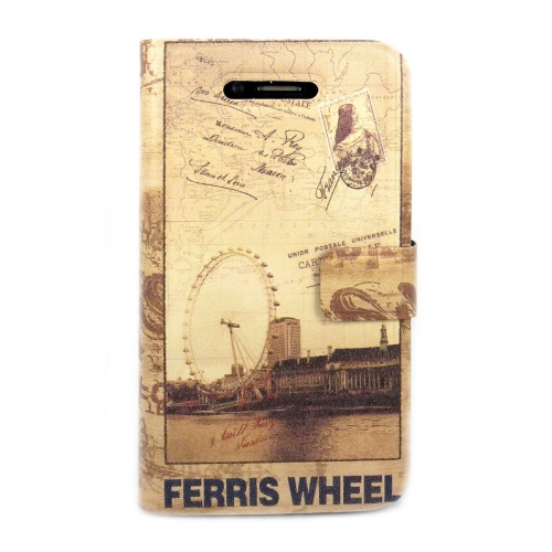 Купить Чехол-книга для iPhone 4/4s Ferris Wheel в интернет-магазине Ravta – самая низкая цена
