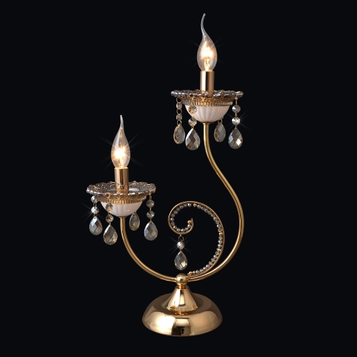 Купить Настольная лампа Хрусталь 5-8000-2-FG E14 в интернет-магазине Ravta – самая низкая цена