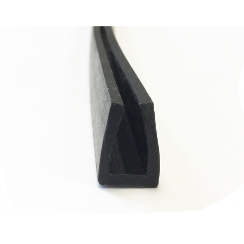 Купить Уплотнитель П-обр с рифленым основанием Серый под стекло  6мм в интернет-магазине Ravta – самая низкая цена