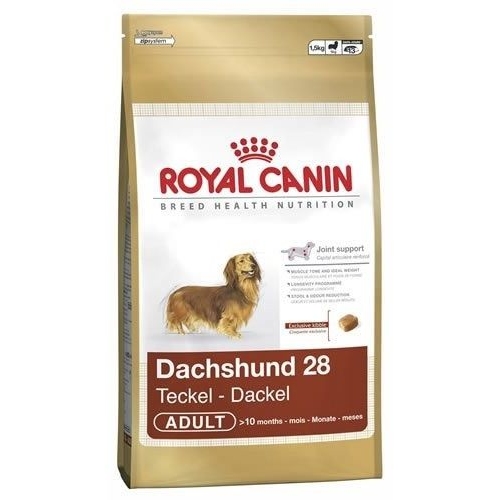Купить Корм Royal Canin Dachshund 28 сух.д/такс 1,5кг в интернет-магазине Ravta – самая низкая цена