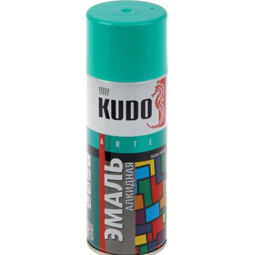 Купить Эмаль аэрозольная универсальная KUDO арт.(KU-1020) бирюзовая (0,52л) в интернет-магазине Ravta – самая низкая цена