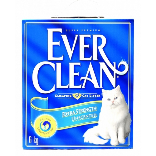 Купить Ever Clean Extra Strength Unscented Комкующийся наполнитель без аромата 6кг в интернет-магазине Ravta – самая низкая цена