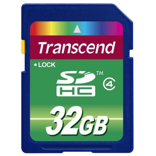 Купить Карта памяти Transcend SDHC Card 32GB Class4 (TS32GSDHC4) в интернет-магазине Ravta – самая низкая цена