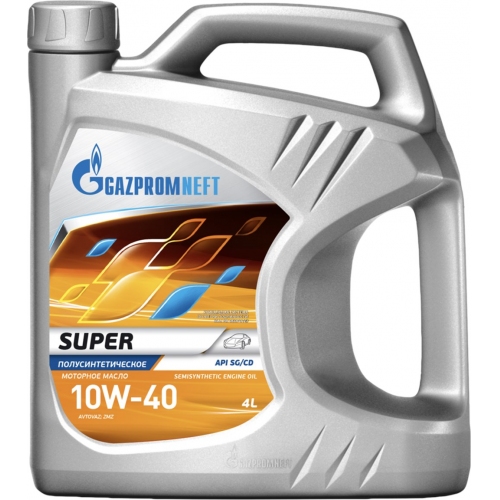 Купить Масло моторное Gazpromneft Super 10W-40 API SG/CD (4л) в интернет-магазине Ravta – самая низкая цена