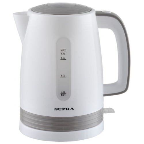Купить Чайник SUPRA KES-1723 white/grey 1.7 л,2200 вт в интернет-магазине Ravta – самая низкая цена