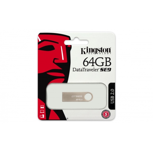 Купить Флеш Диск Kingston 64Gb серебристый DTSE9H/64GB в интернет-магазине Ravta – самая низкая цена