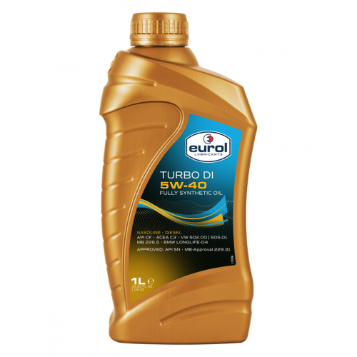 Купить Масло моторное Eurol Turbo DI 5W-40 синтетическое 1л в интернет-магазине Ravta – самая низкая цена