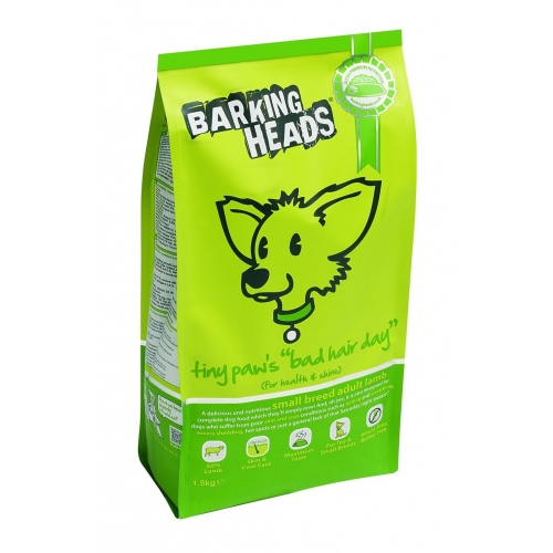 Купить Корм Barking Heads для Собак Малых пород с Ягненком и рисом "Роскошная шевелюра для мелколапого" 1,5кг в интернет-магазине Ravta – самая низкая цена