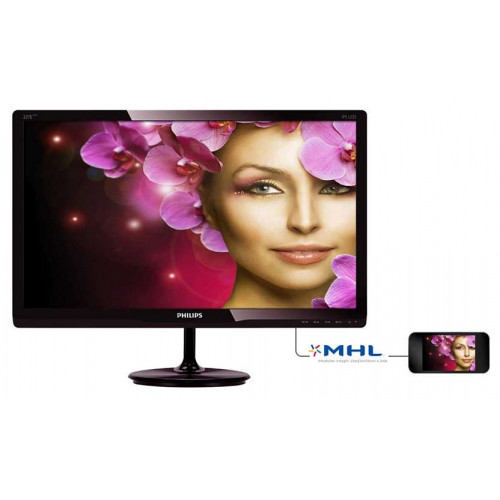 Купить Монитор Philips 23" 237E4QHAD (00/01) Black Cherry IPS LED 7ms 16:9 2xHDMI M/M 20M:1 в интернет-магазине Ravta – самая низкая цена