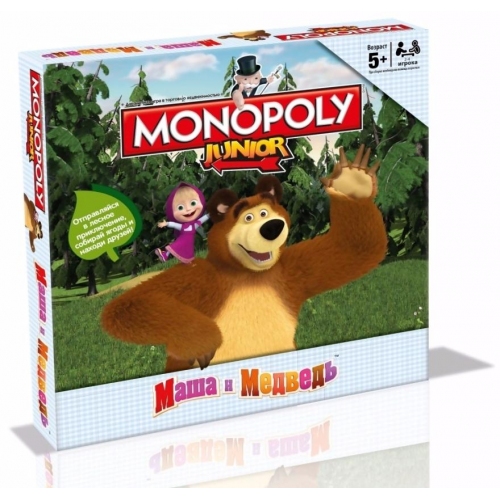 Купить Настольная игра "Монополия Юниор "Маша и Медведь" * в интернет-магазине Ravta – самая низкая цена