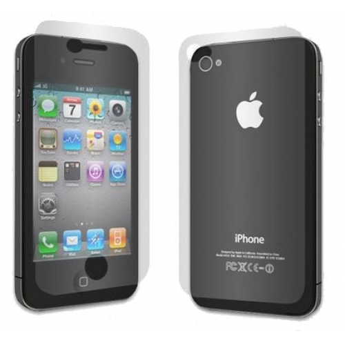 Купить Защитная пленка для iPhone 4/4s, прозрачная, матовая, двухсторонняя в интернет-магазине Ravta – самая низкая цена